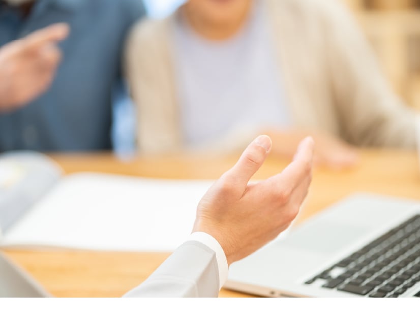 事故物件の買取後の相談イメージ写真