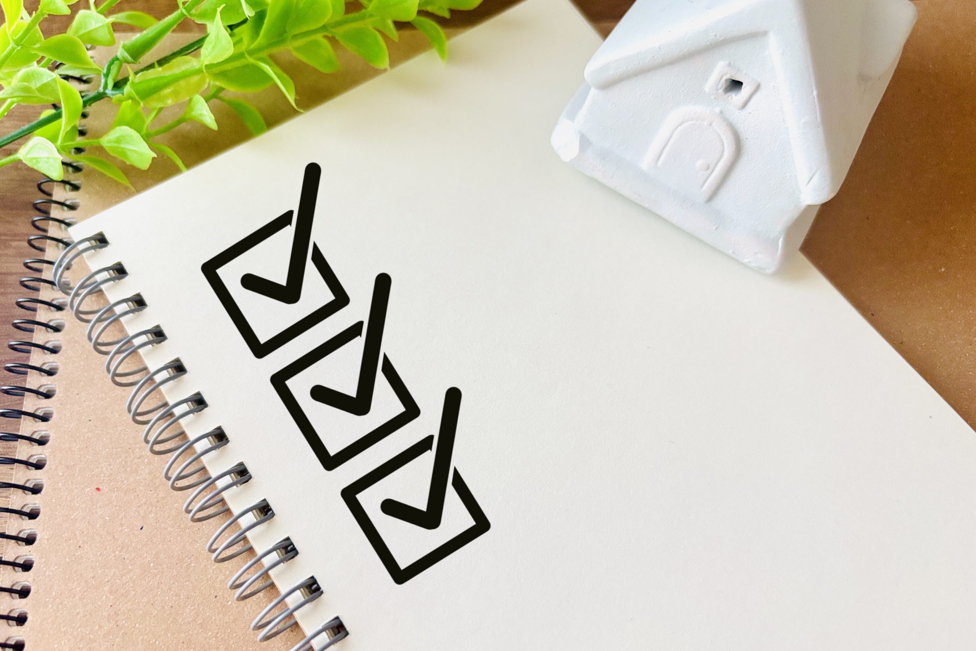 3つのチェックマーク