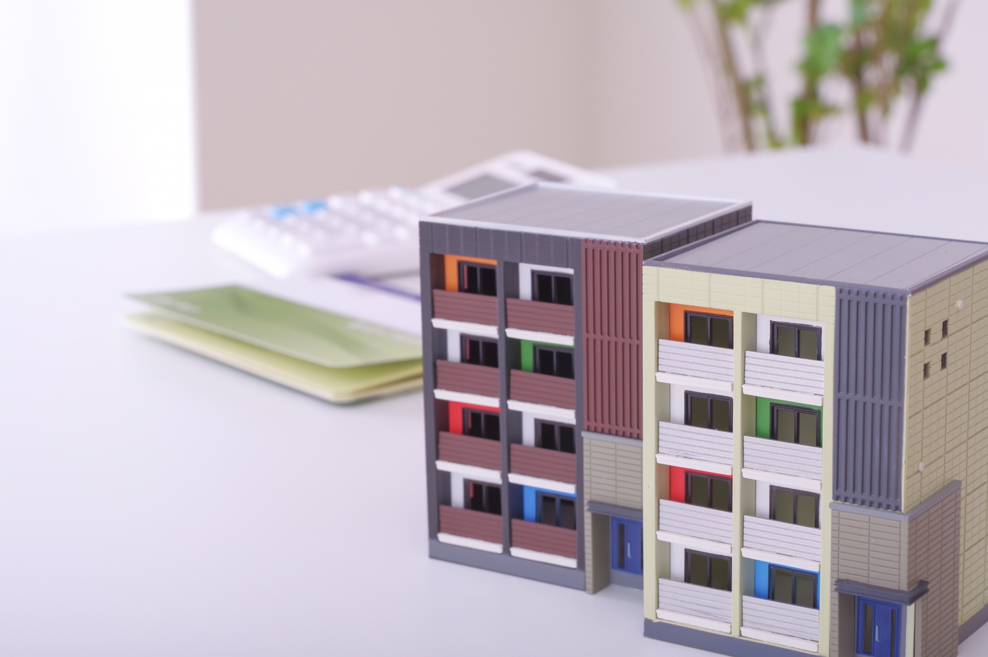 マンションの模型