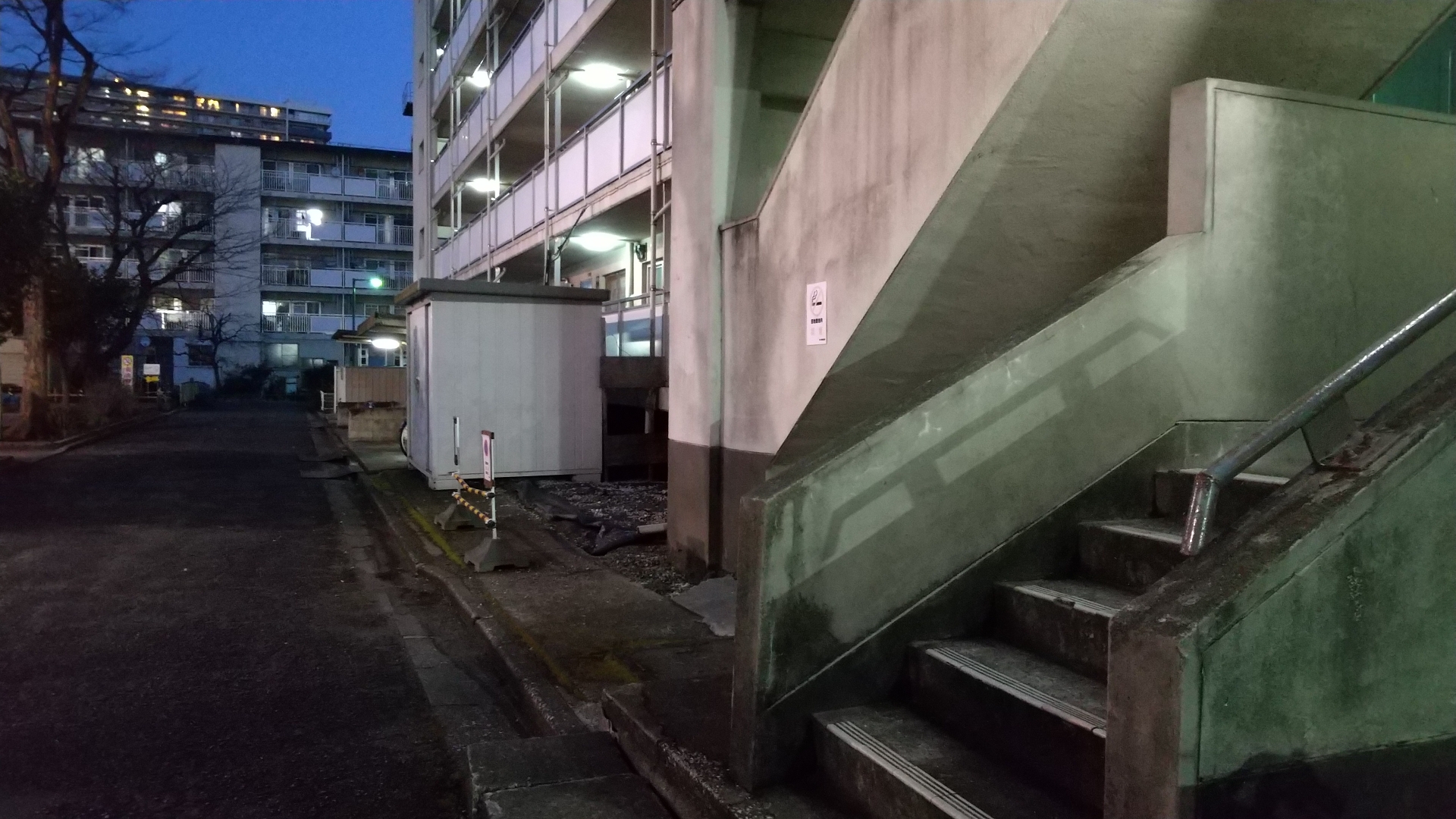 マンションの一階