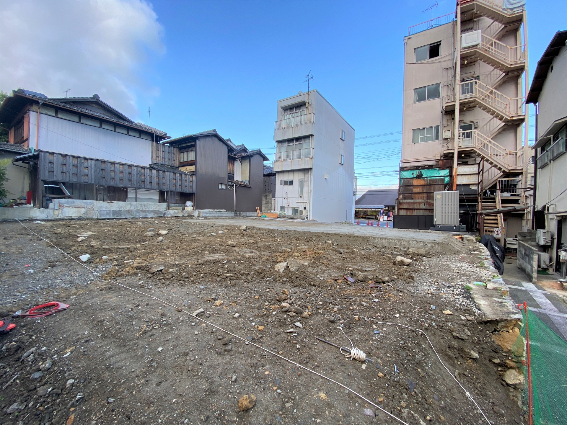 京都の街なかにあった空き地