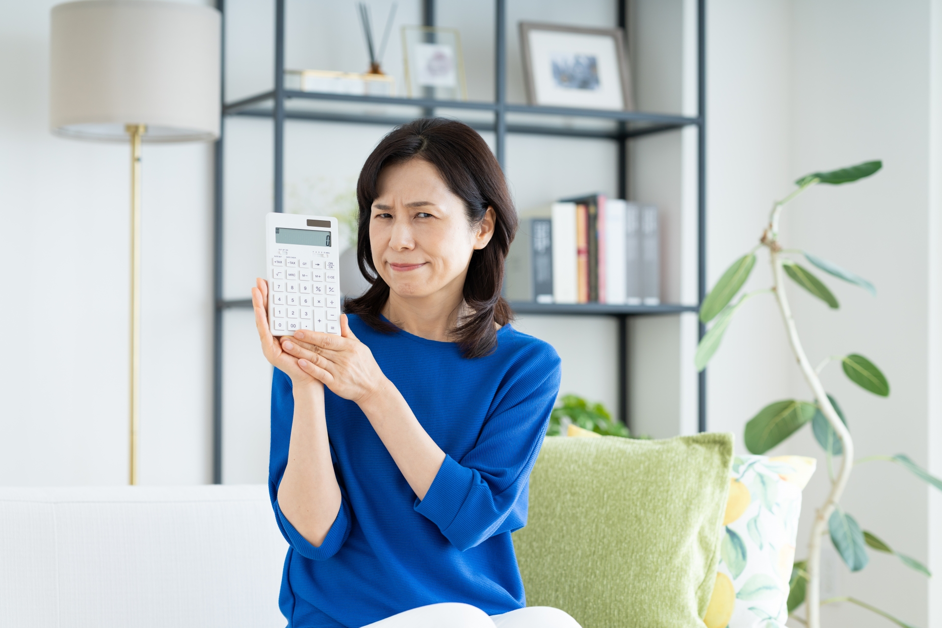 電卓とおばさん